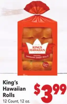 Vallarta Supermarkets King's Hawaiian Rolls offer