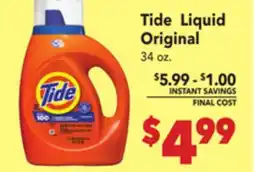 Vallarta Supermarkets Tide Liquid Original offer