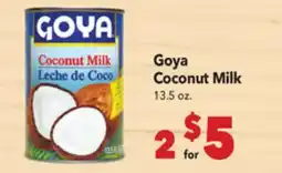 Vallarta Supermarkets Goya Coconut Milk offer