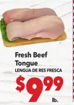 Vallarta Supermarkets Fresh Beef Tongue/LENGUA DE RES FRESCA offer