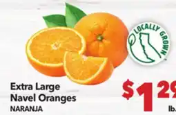 Vallarta Supermarkets Extra Large Navel Oranges / NARANJA offer