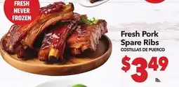 Vallarta Supermarkets Fresh Pork Spare Ribs / COSTILLAS DE PUERCO offer