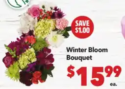 Vallarta Supermarkets Winter Bloom Bouquet offer