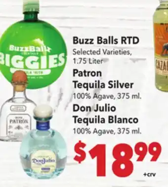 Vallarta Supermarkets Buzz Balls RTD offer