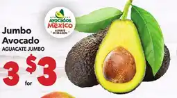 Vallarta Supermarkets Jumbo Avocado / AGUACATE JUMBO offer