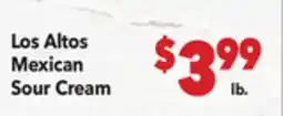 Vallarta Supermarkets Los Altos Mexican Sour Cream offer