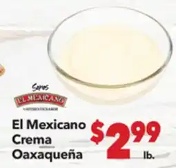 Vallarta Supermarkets El Mexicano Crema Oaxaqueña offer