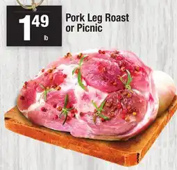 Super King Markets Pork Leg Roast or Picnic offer