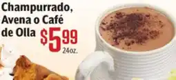 Vallarta Supermarkets Champurrado, Avena o Café de Olla offer