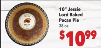 Vallarta Supermarkets 10 Jessie Lord Baked Pecan Pie offer
