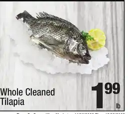 Super King Markets Whole Cleaned Tilapia offer
