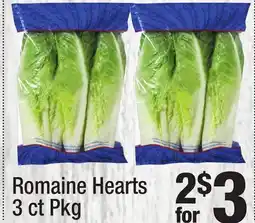 Super King Markets Romaine Hearts offer