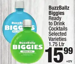 Super King Markets BuzzBallz Biggies Ready to Drink Cocktails offer