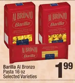Super King Markets Barilla Al Bronzo Pasta offer