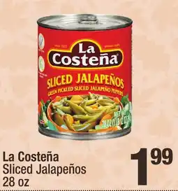 Super King Markets La Costeña Sliced Jalapeños offer