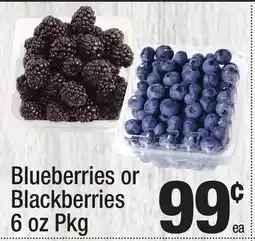Super King Markets Blueberries or Blackberries offer