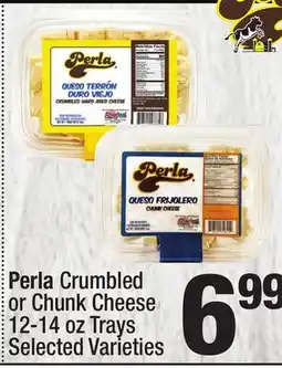Super King Markets Perla Crumbled or Chunk Cheese offer