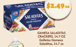 El Super GAMESA SALADITAS CRACKERS offer