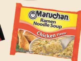 El Super MARUCHAN RAMEN NOODLE, 3 OZ offer