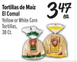 El Super Yellow or White Corn Tortillas offer
