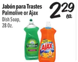 El Super Palmolive or Ajax Dish Soap offer