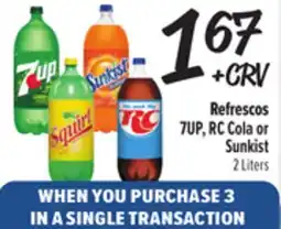 El Super 7UP, RC Cola or Sunkist offer