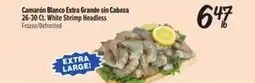 El Super White Shrimp Headless offer