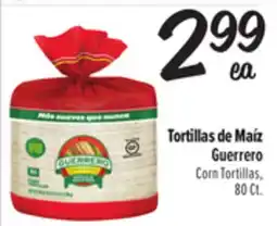 El Super Guerrero Corn Tortillas offer