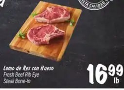 El Super Fresh Beef Rib Eye Steak offer