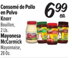 El Super Knorr Bouillon, 2 Lb McCormick Mayonnaise, 28Oz offer