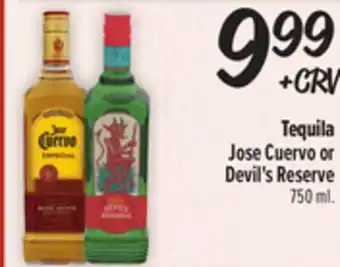 El Super Jose Cuervo or Devil's Reserve offer