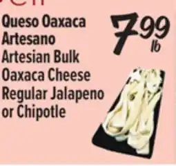El Super Artesian Bulk Oaxaca Cheese Regular Jalapeno or Chipotle offer