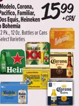 El Super Modelo, Corona, Pacifico, Familiar, Dos Equis, Heineken o Bohemia offer