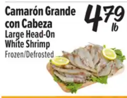 El Super Large Head-On White Shrimp offer