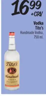 El Super Tito's Handmade Vodka offer