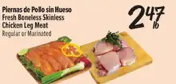 El Super Fresh Boneless Skinless Chicken Leg Meat offer