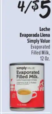El Super Evaporated Filled Milk offer