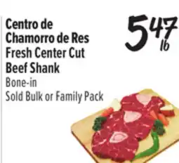 El Super Fresh Center Cut Beef Shank offer