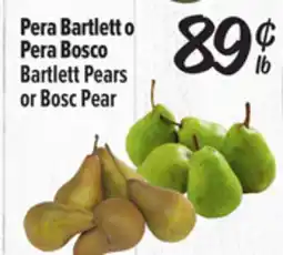El Super Bartlett Pears or Bosc Pear offer