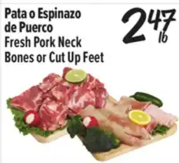 El Super Fresh Pork Neck Bones or Cut Up Feet offer