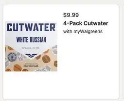 Walgreens 4-Pack Cutwater offer