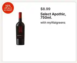 Walgreens Select Apothic offer