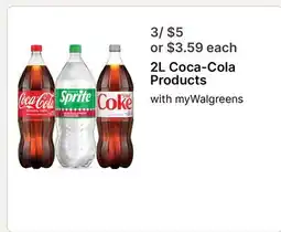 Walgreens 2L Coca-Cola Products offer