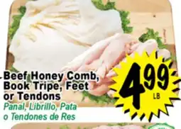 Superior Grocers Beef Honey Comb, Book Tripe Book Tripe, Feet or Tendons or Tendons offer