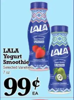 Superior Grocers LALA Yogurt Smoothie offer