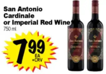 Superior Grocers San Antonio Cardinale or Imperial Red Wine offer