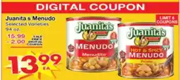 Superior Grocers Juanita's Menudo offer