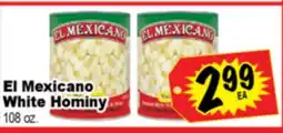 Superior Grocers El Mexicano White Hominy offer