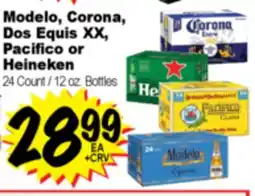 Superior Grocers Modelo, Corona, Dos Equis XX, Pacifico or Heineken offer