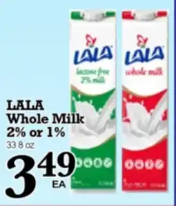 Superior Grocers LALA Whole Milk 2% or 1% offer